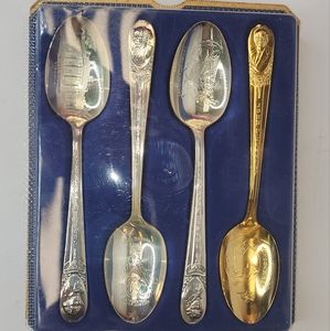 WM Rogers IS Silver Presidential Commemorative Spo